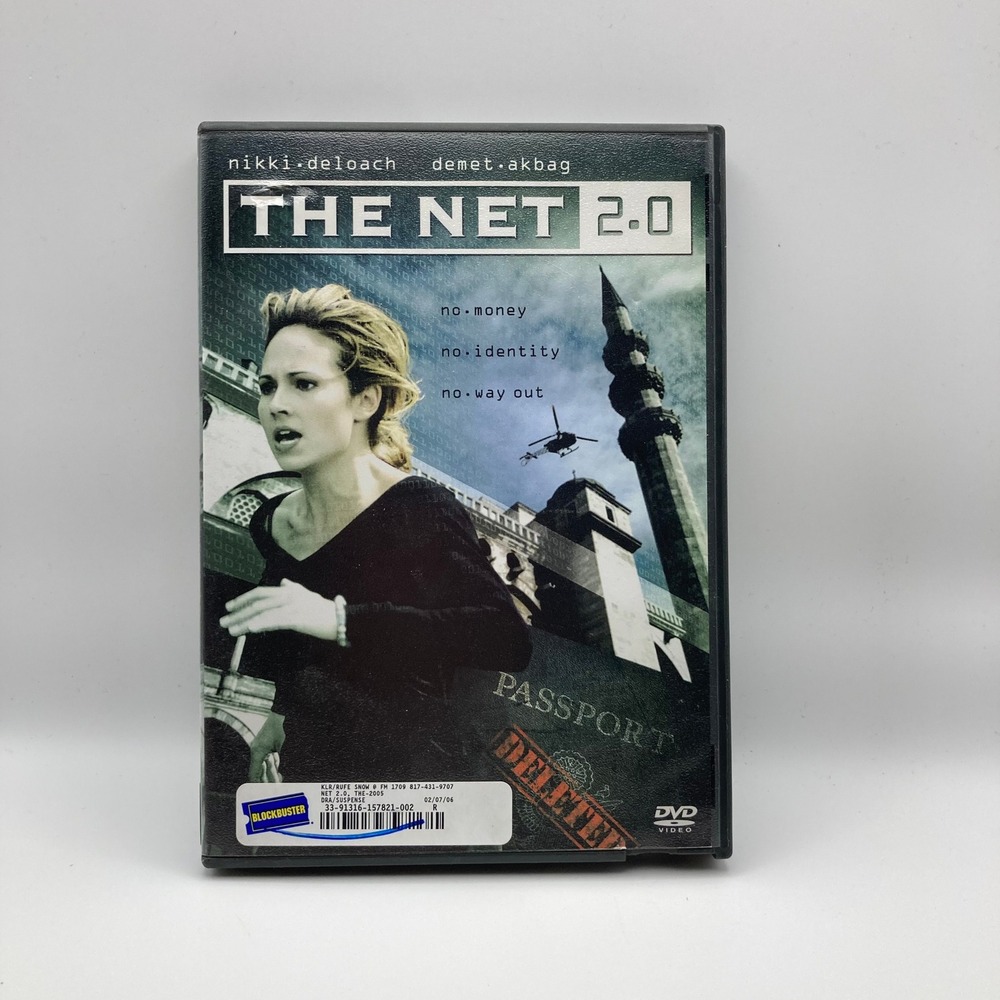 The Net 2.0 DVD 2006 Nikki DeLoach Demet Akbag Charles Winkler Thriller